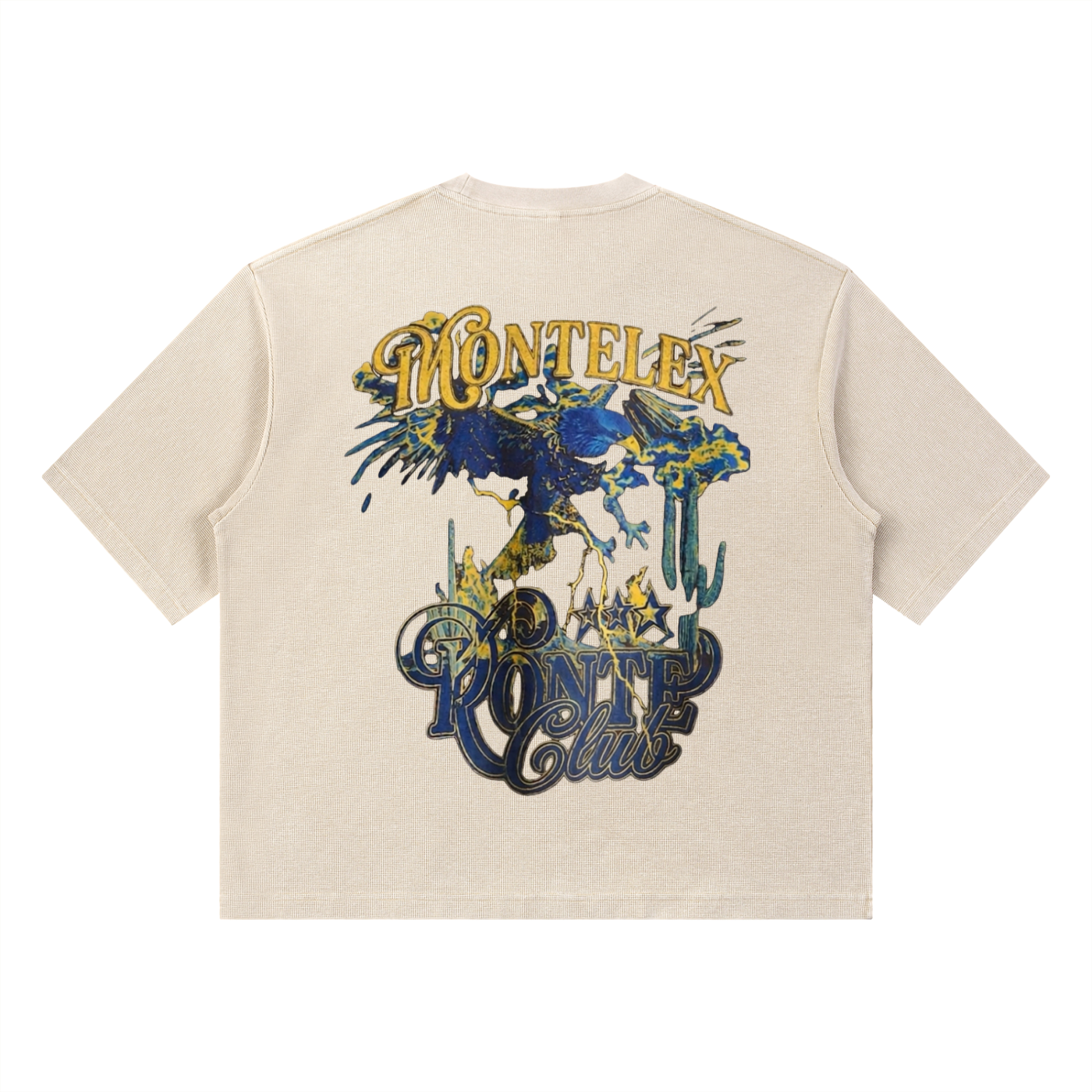 Wash Waffle Boxy T-Shirt