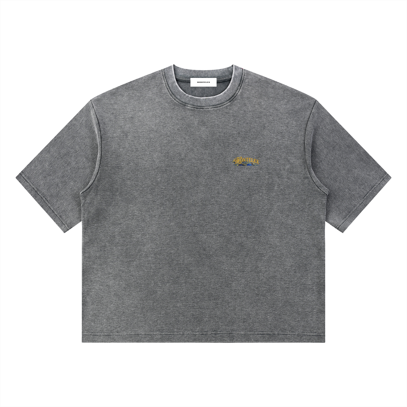 Wash Waffle Boxy T-Shirt