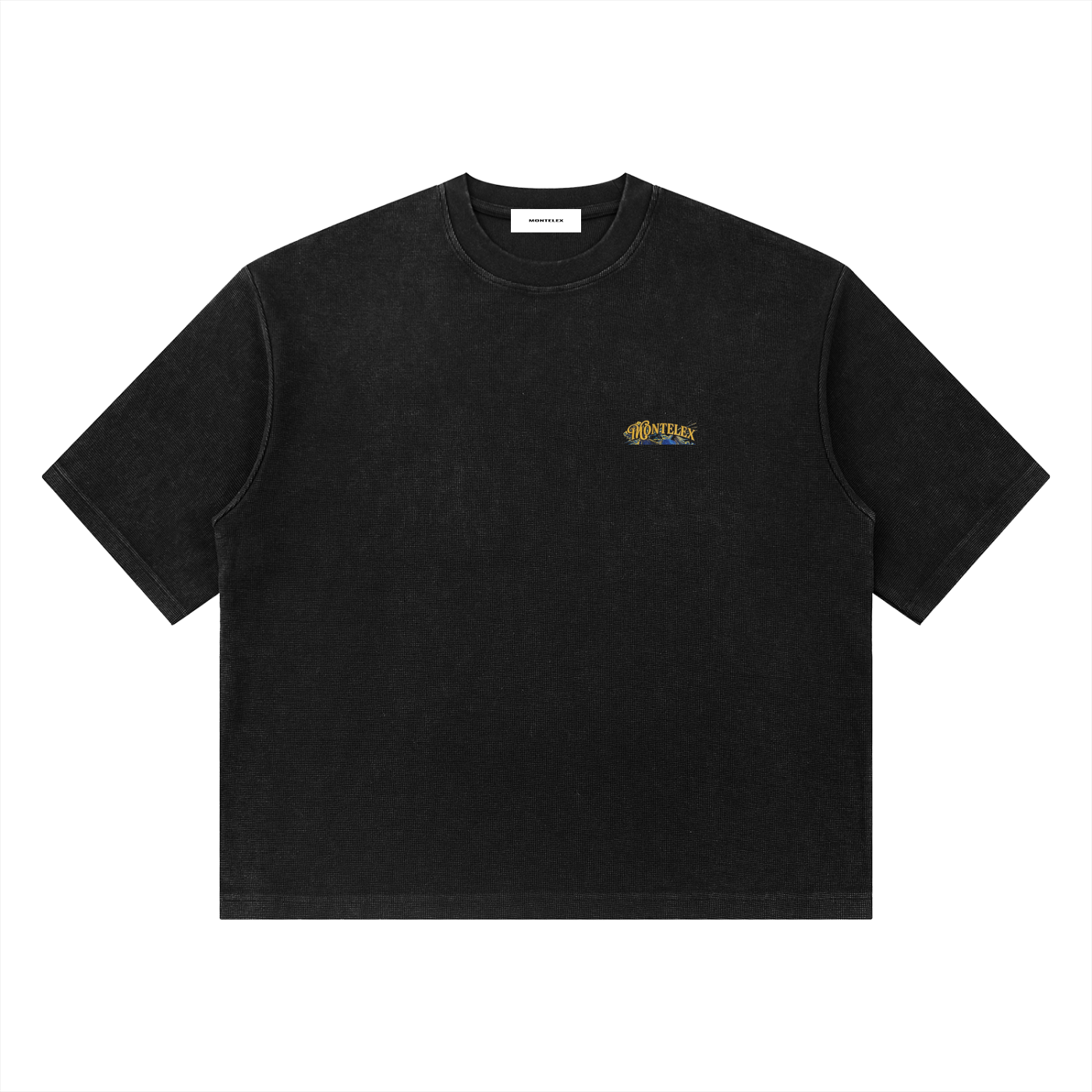 Wash Waffle Boxy T-Shirt