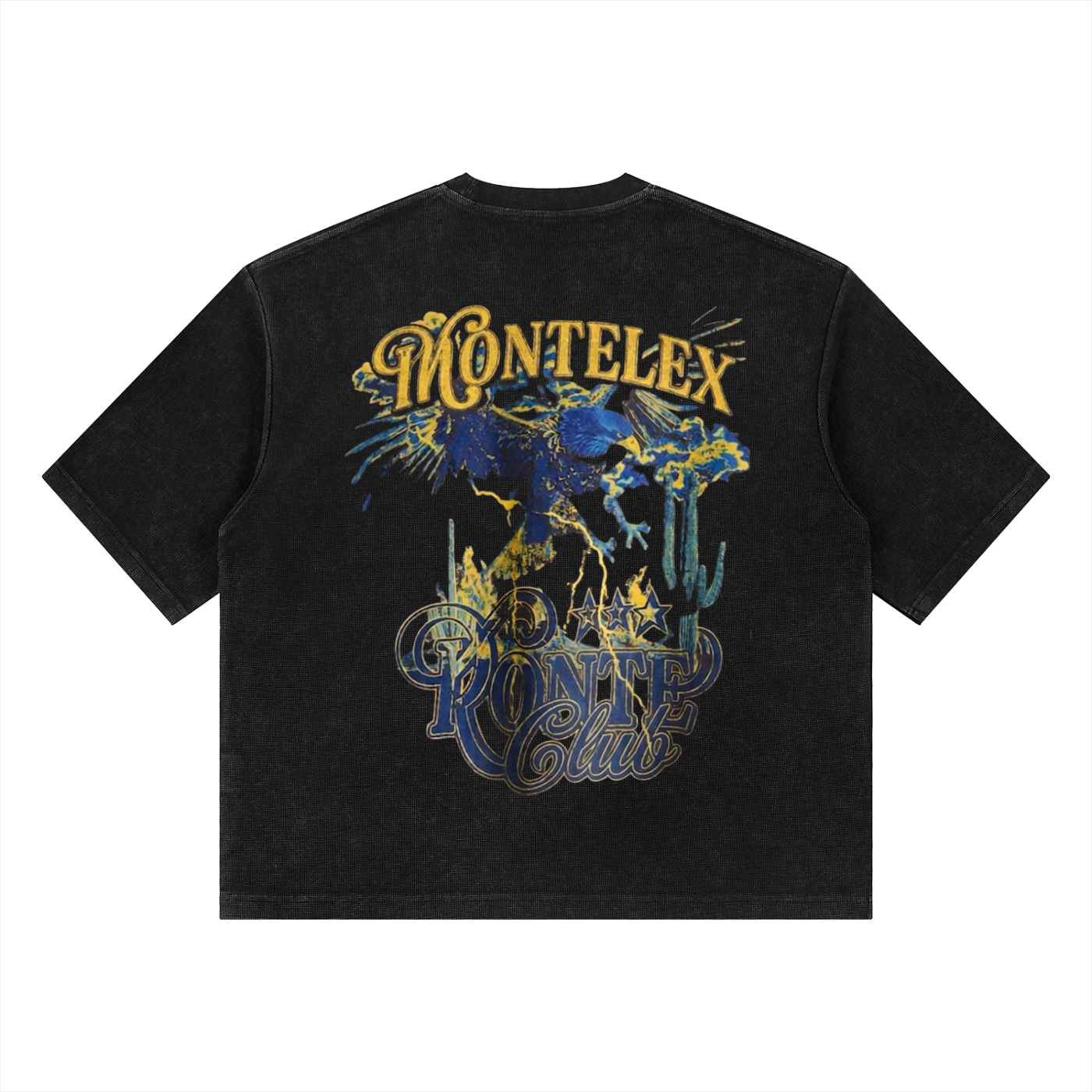 Wash Waffle Boxy T-Shirt