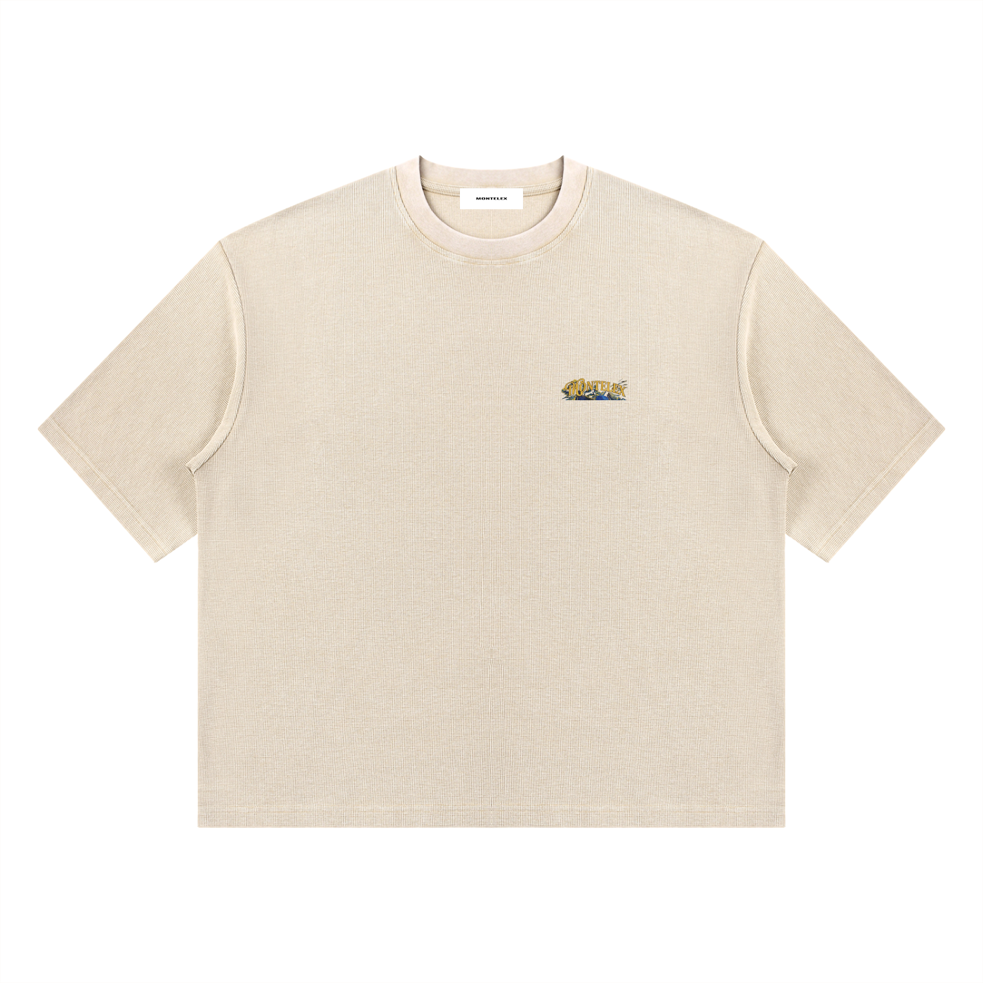 Wash Waffle Boxy T-Shirt
