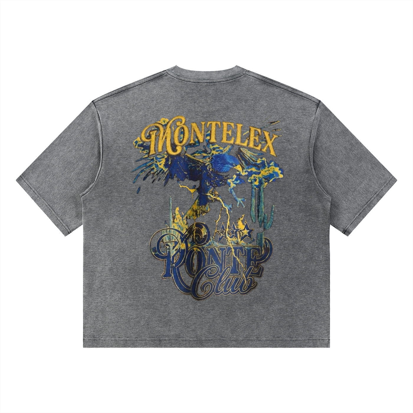 Wash Waffle Boxy T-Shirt